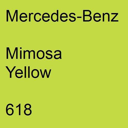 Mercedes-Benz, Mimosa Yellow, 618.